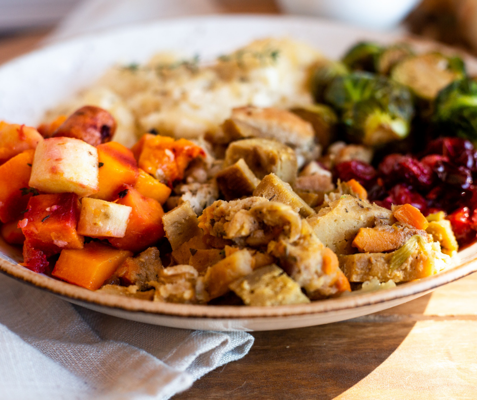 Holiday Leftovers Plant Based Harvest Bowl | Vegan Holiday Recipes 2020